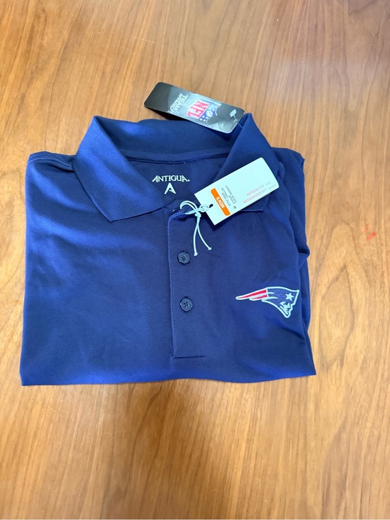 Antigua Other - Antigua Men’s Navy Blue Patriots Polo Shirt
